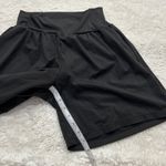 Halara Softlyzero Airy Super High Waisted 2-in-1 Cool Touch Yoga Shorts 7" L BLK Photo 2