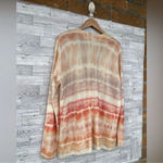 ALLSAINTS Marea Tie Dye Cardigan Sweater Merino Wool Rainbow Pink Cream New M Photo 9