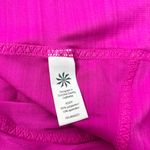 Athleta Magenta Pacifica 2.0 Half Zip Pocket Ruched Short Sleeve Tank Size L Photo 7