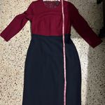 J.Crew Blue Midi Pencil Dress for Work Photo 5