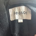 REASON Bomber Jacket SKULL BONES Wool And SATIN Sleeve Size L Photo 1