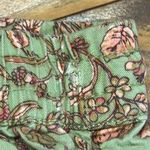 O'Neill Viscose Fran Green Floral Print Drawstring Waist 4 Pocket Shorts Womens L Photo 11