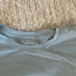 CRZ Yoga  Pima Cotton Short Sleeves Cropped Crew Neck, Blue Linen, XS Photo 4