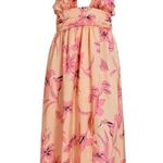 Ramy Brook Luna Floral Halter Midi-Dress Photo 2