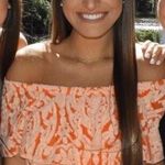 PPLA Orange and Pink Off-The-Shoulder Dress Photo 2