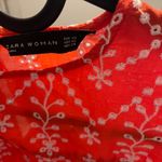 ZARA Orange Embroidered  Women's Top Photo 3