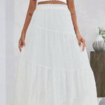 SheIn Long White Skirt Photo 0