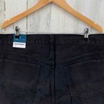 Old Navy  Slouchy-Straight High Rise Jean Shorts Women 22 Black Distressed Cutoff Photo 4