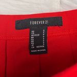 Forever 21 Red Skater Skirt with White Stripes Size S Photo 2