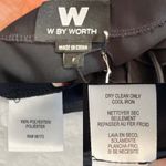 W By Worth WORTH Collection Georgette Pintuck Peasant Dress New Navy Blue Midi Ruffle 6 NWT Photo 8