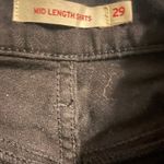 Levi's Levi’s Mid Length Black Label Black Jean Shorts Size 29 Beach Vacation Casual Photo 4