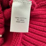 Christopher & Banks  Holiday Red Snowflake Beaded Cardigan Sweater Full Zip Size M Photo 8