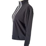 Boston Proper  Crystal Half Zip Pullover jacket  Black SMALL Photo 2