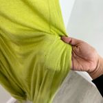 Free People Marina Maxi Dress in Citron Silk Green size Small Photo 7