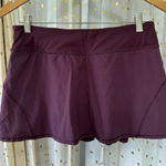 CRZ Yoga  UPF 50+ Feathery Fit Soft Back Pleated Zipper Pocket Skort Skirt S Photo 0