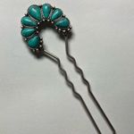 Chloe + Isabel JEN Atkin x  Turquoise Fan Hair Pin Photo 2