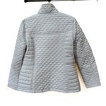 Giacca quilted jacket, light stone color, zip front, nice pockets, Sz M Size M Photo 4