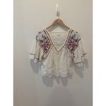 Pilcro Anthropologie Embroidered V Photo 2