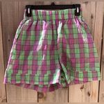 Free People NWOT  Linus Plaid Shorts
Lime Combo Photo 2