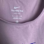 Nike Women's Size Small Yoga Athletic Tank Top Graphic Sleeveless Purple Photo 1