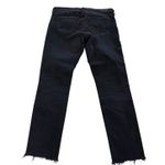 AG Adriano Goldschmied Adriano Goldschmied Jeans Womens 28 Black Legging Super Skinny Ankle Raw Hem Photo 2