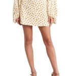 We Wore What New Daisy Print Floral Mini Slip Skirt Ivory Multi Size Small Photo 3