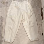 COS  Elasticated Barrel-leg Trousers Women’s M Old White Photo 1