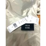 Chaus Silk Jacket Size 16 Vintage Y2K Sand Neutral Short Sleeve Blazer City Chic Photo 9