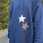 Hanes Leopard Print Star Patchwork Hoodie Photo 5