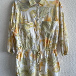 Le Salty Label NWOT Women’s Jerry White Citrus Floral‎ Romper Size Small Photo 0