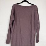 Athleta Purple Heathered Long Sleeve Sweater Dress Womens L Gorpcore Casual Photo 3