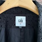CAbi  5293 Black Flamenco Eyelet Ruffle Blazer, 12 Photo 3