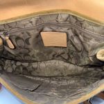 Coach VintageSuede Leather Satchel Bag Tan Brown Buckle Flap Closure Photo 3