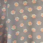 Amanda Uprichard 100% Silk Floral Top Long Sleeve Lightweight Tie V-Neck Preppy Photo 4