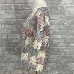 The Room  Lace Overlay Top in Cream and Pink Photo 2