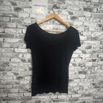 Reiss EUC Women's Gwen Black Sequin Tee Shirt Size XS Photo 4
