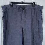 Caslon  Gray Blue Linen Pants Size XXL EUC #VEG-0320 Photo 1