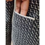 Talbots Women's Black White Single Breasted Three Button Blazer Jacket Petites 2 Photo 3