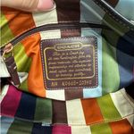 Coach y2k Vintage Black Brown Khaki Signature Legacy Flip Turnlock Photo 2