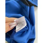 Gracia  Dress Womens Medium Blue Black‎ Mesh Rhinestone Studded Fit Flare Mini Photo 7