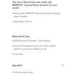 Aerie  Black Plunge One Piece Swimsuit Swim Bathing Suit womens S Long Tall Photo 9