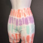 SO Tie Dye High Rise Biker Shorts size Junior Large Or Womens XS Photo 1