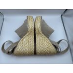 Marc Fisher LTD Nelly Suede Espadrille Wedge Sandals Ankle Strap Size 9.5 Photo 4