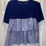 Vineyard Vines Mixed Media Tiered Sweater Photo 0