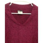 Columbia  XCO Women's Raspberry Red V Neck Long Sleeve Knit Sweater Size M Photo 4