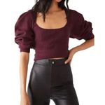 Free People NWT! Saffron Open Back Sweater - Size Medium Photo 3