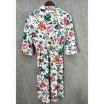Breli II Floral Midi Dress 10‎ White Cottagecore Garden Party Vintage USA Photo 1