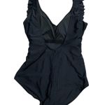 One Piece Marina West Women Size XXL Black Swimsuit   Ruffle NWT (27-109) Photo 1