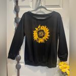 SheIn  Sunflower print sweatshirt/top Size M Photo 0