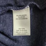 One World  Navy Knit Top with Twist Accent NWT Size Small Dark Blue Top Photo 7